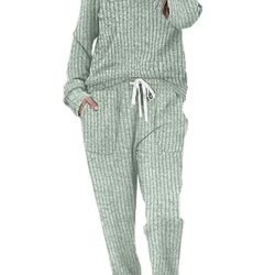 Women's Button Down Lounge Set