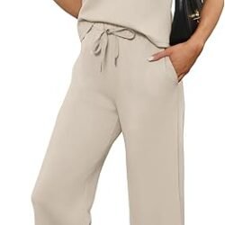 Two Piece Sets for Women Summer Vacation Travel Outfits Business Casual Outfits Matching Sets Women Clothing